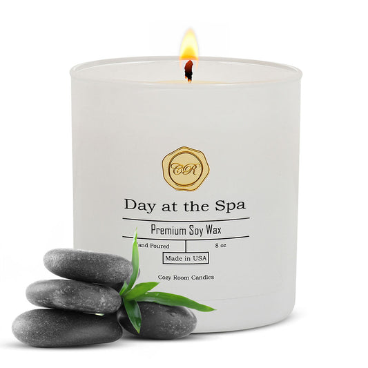 Natural Scented Hand-Poured Soy Wax Day at the Spa