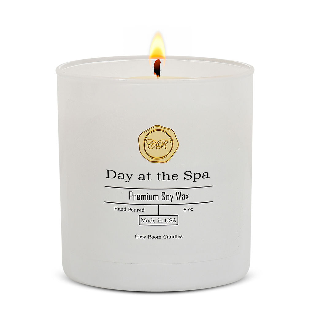 Natural Scented Hand-Poured Soy Wax Day at the Spa